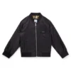 Kids’ logo-patch jacket with monograms