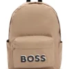 Kids’ logo-print backpack in canvas Kids’ logo-print backpack in canvas