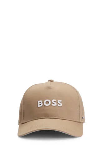 Kids’ logo-print cap in cotton twill
