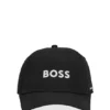 Kids’ logo-print cap in cotton twill
