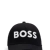 Kids’ logo-print cap in cotton twill