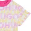 Kids’ logo-print dress in a cotton blend