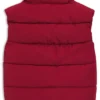 Kids’ logo-print gilet with water-repellent finish