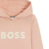 Kids’ logo-print hoodie in a cotton blend