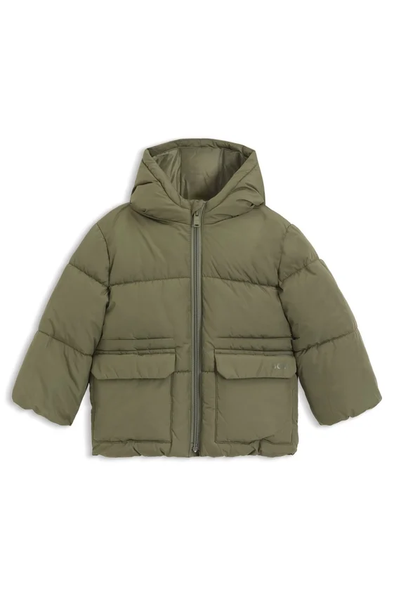 Kids’ logo-print jacket with padding Kids’ logo-print jacket with padding
