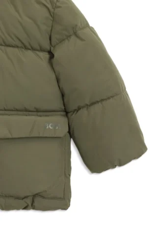 Kids’ logo-print jacket with padding