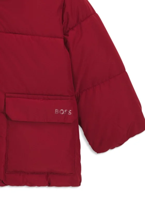 Kids’ logo-print jacket with padding Kids’ logo-print jacket with padding