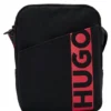 Kids’ logo-print messenger bag in canvas Kids’ logo-print messenger bag in canvas