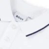 Kids’ logo-print polo shirt in cotton piqué