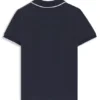 Kids’ logo-print polo shirt in cotton piqué