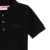 Kids’ logo-print polo shirt in stretch cotton