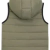 Kids’ logo-print reversible gilet with down filling