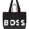 Kids’ logo-print shopper bag in cotton twill Kids’ logo-print shopper bag in cotton twill