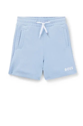 Kids’ logo-print shorts in a cotton blend