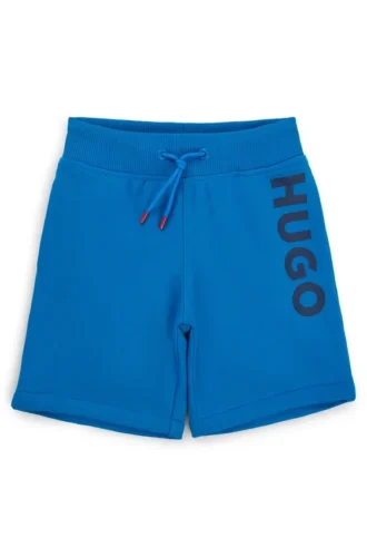 Kids’ logo-print shorts in a cotton blend