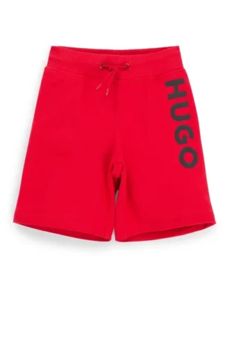Kids’ logo-print shorts in a cotton blend