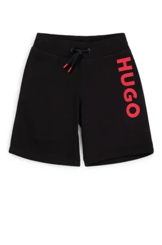 Kids’ logo-print shorts in a cotton blend