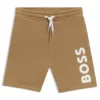 Kids’ logo-print shorts in a cotton blend