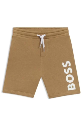 Kids’ logo-print shorts in a cotton blend
