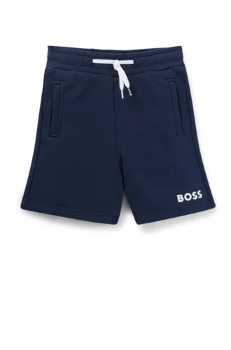Kids’ logo-print shorts in a cotton blend