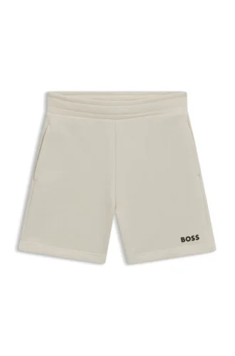 Kids’ logo-print shorts in a cotton blend