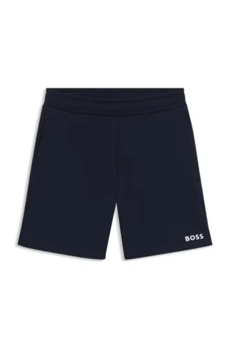 Kids’ logo-print shorts in a cotton blend