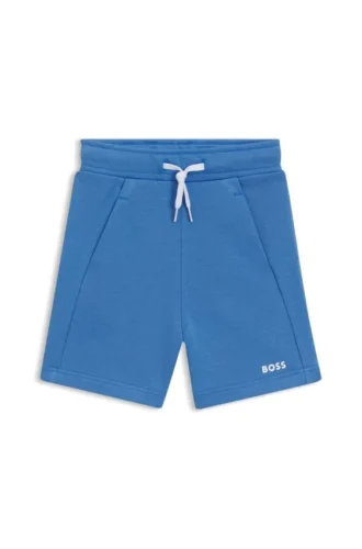 Kids’ logo-print shorts in a cotton blend