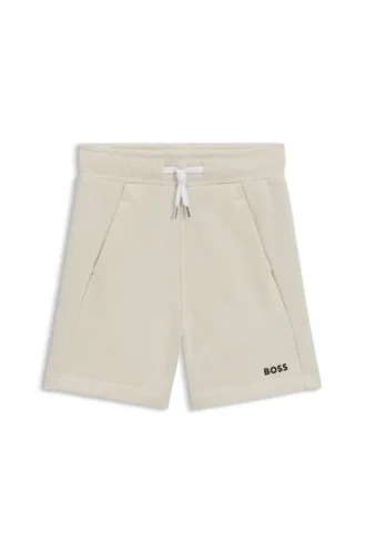 Kids’ logo-print shorts in a cotton blend