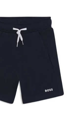 Kids’ logo-print shorts in a cotton blend