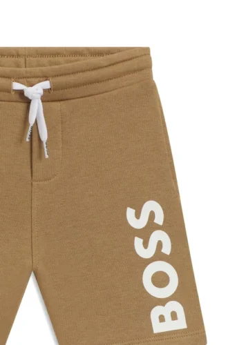 Kids’ logo-print shorts in a cotton blend