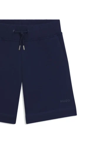 Kids’ logo-print shorts in a cotton blend