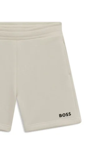 Kids’ logo-print shorts in a cotton blend