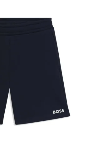 Kids’ logo-print shorts in a cotton blend