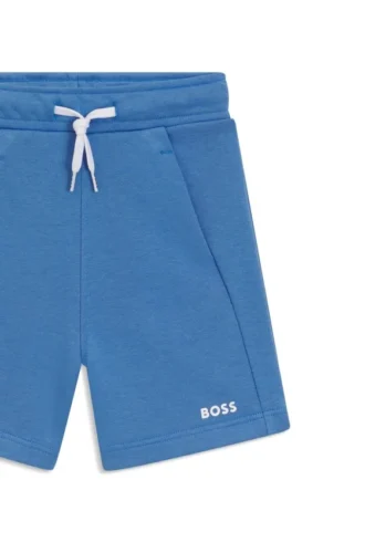Kids’ logo-print shorts in a cotton blend