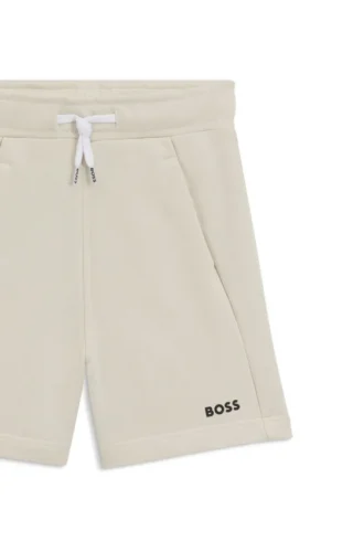 Kids’ logo-print shorts in a cotton blend