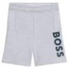 Kids’ logo-print shorts in fleece