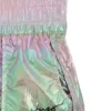 Kids’ logo-print shorts in iridescent fabric Kids’ logo-print shorts in iridescent fabric