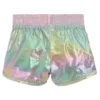 Kids’ logo-print shorts in iridescent fabric Kids’ logo-print shorts in iridescent fabric