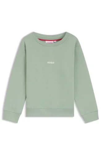 Kids’ logo-print sweatshirt in a cotton blend