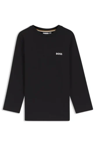 Kids’ logo-print T-shirt in cotton jersey
