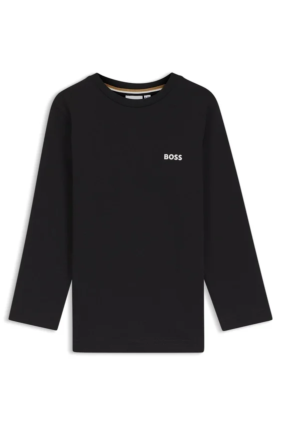 Kids’ logo-print T-shirt in cotton jersey Kids’ logo-print T-shirt in cotton jersey