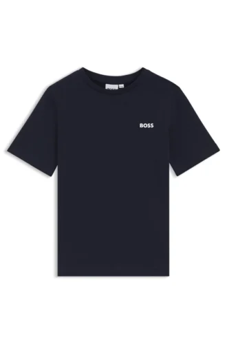 Kids’ logo-print T-shirt in cotton jersey