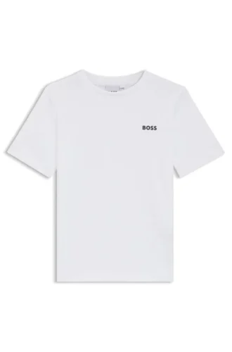Kids’ logo-print T-shirt in cotton jersey