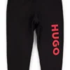 Kids’ logo-print tracksuit bottoms in a cotton blend