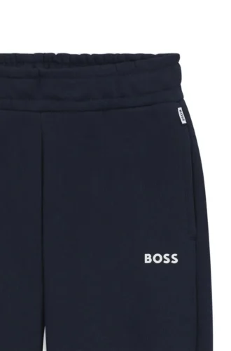 Kids’ logo-print tracksuit bottoms in a cotton blend