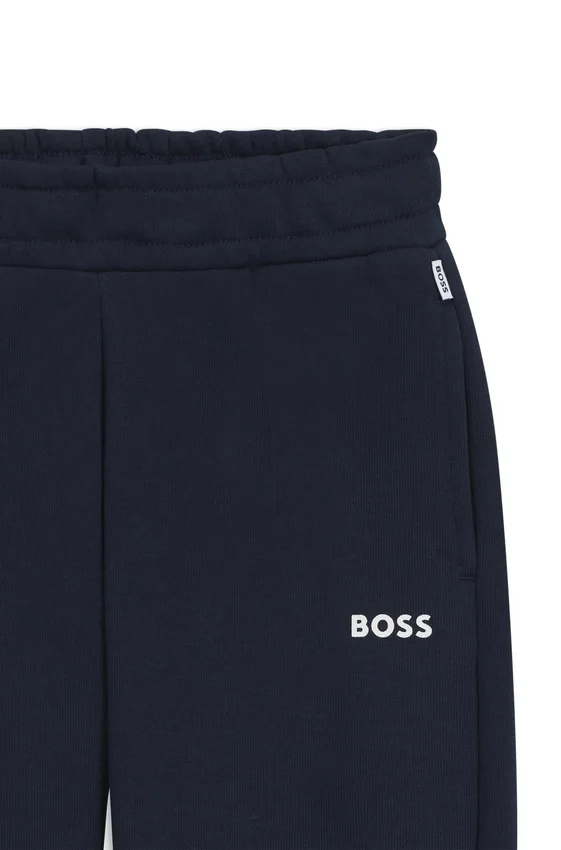 Kids’ logo-print tracksuit bottoms in a cotton blend Kids’ logo-print tracksuit bottoms in a cotton blend