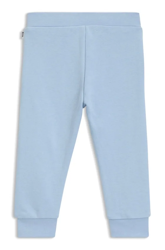Kids’ logo-print tracksuit bottoms in a cotton blend Kids’ logo-print tracksuit bottoms in a cotton blend