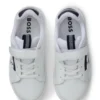 Kids’ logo-print trainers in leather