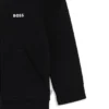 Kids’ logo-print zip-up hoodie in a cotton blend