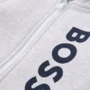 Kids’ logo-print zip-up hoodie in a cotton blend Kids’ logo-print zip-up hoodie in a cotton blend